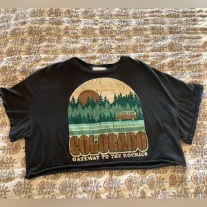 Altar’d State Colorado Graphic Crop Top